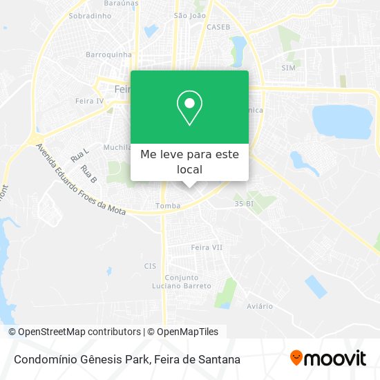 Condomínio Gênesis Park mapa