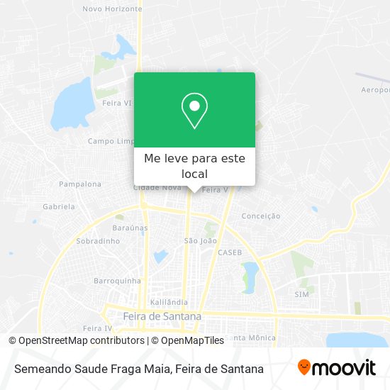 Semeando Saude Fraga Maia mapa