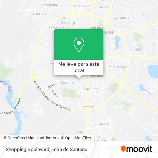 Shopping Boulevard mapa