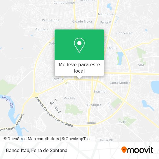 Banco Itaú mapa