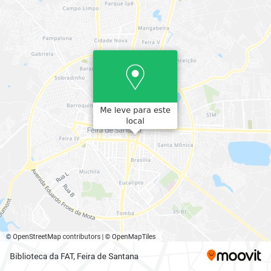 Biblioteca da FAT mapa