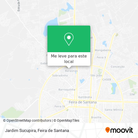 Jardim Sucupira mapa