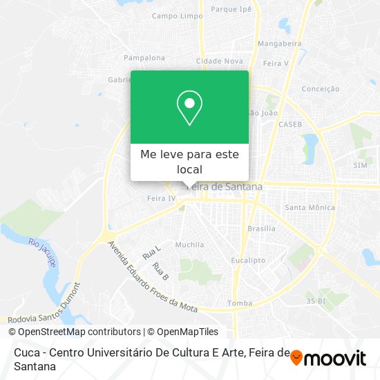 Cuca - Centro Universitário De Cultura E Arte mapa