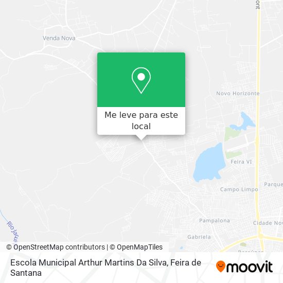 Escola Municipal Arthur Martins Da Silva mapa