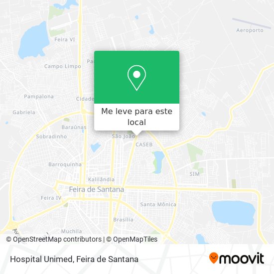 Hospital Unimed mapa