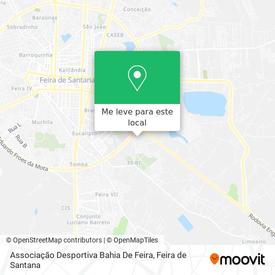 Associação Desportiva Bahia De Feira mapa