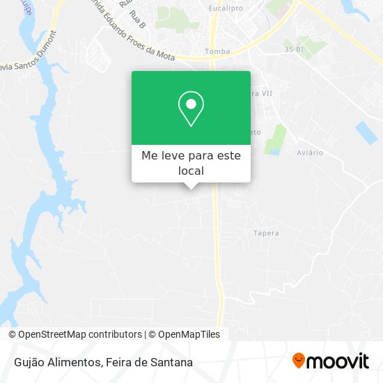 Gujão Alimentos mapa