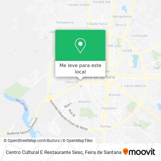 Centro Cultural E Restaurante Sesc mapa