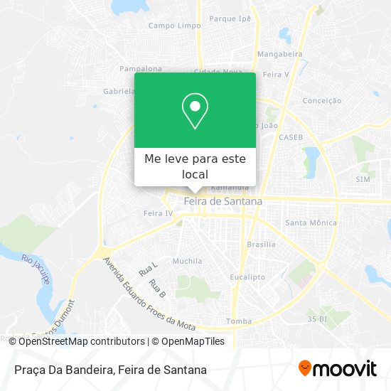 Praça Da Bandeira mapa