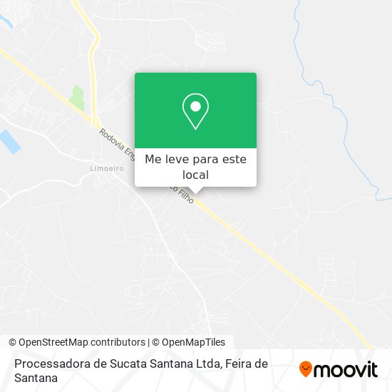 Processadora de Sucata Santana Ltda mapa