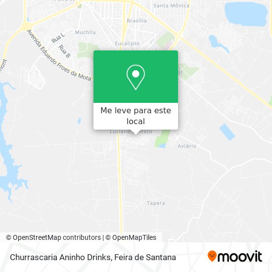 Churrascaria Aninho Drinks mapa