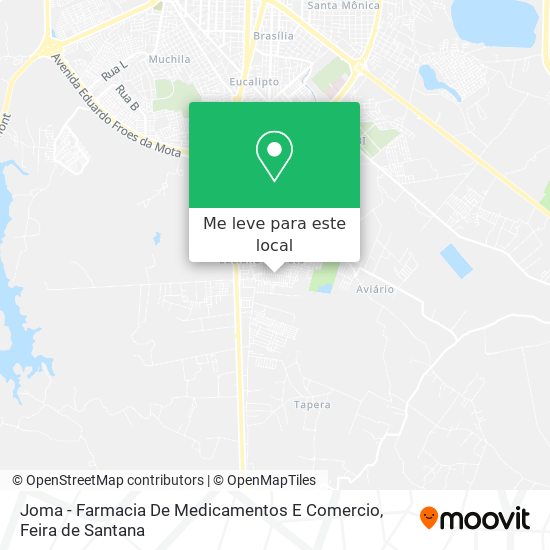 Joma - Farmacia De Medicamentos E Comercio mapa