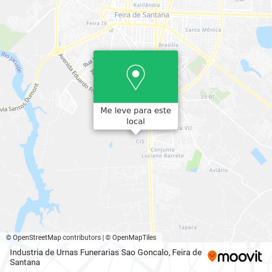 Industria de Urnas Funerarias Sao Goncalo mapa