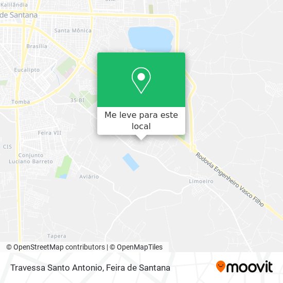 Travessa Santo Antonio mapa