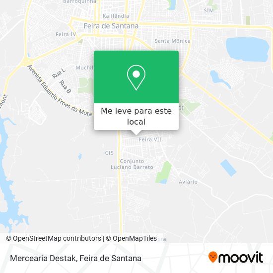 Mercearia Destak mapa