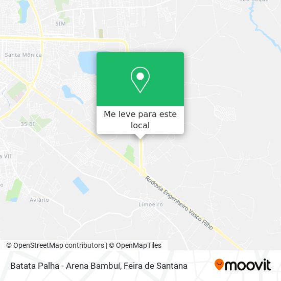 Batata Palha - Arena Bambuí mapa