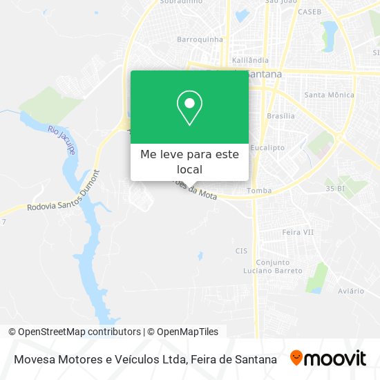 Movesa Motores e Veículos Ltda mapa