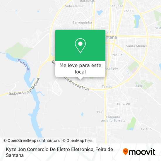 Kyze Jon Comercio De Eletro Eletronica mapa
