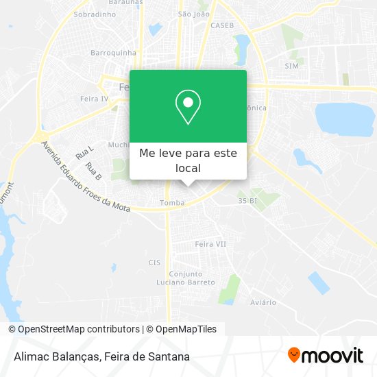 Alimac Balanças mapa