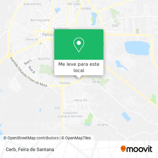 Cerb mapa