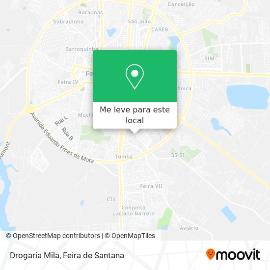 Drogaria Mila mapa
