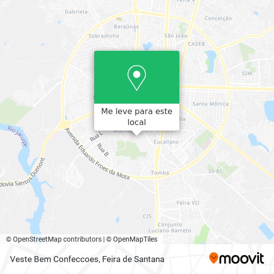 Veste Bem Confeccoes mapa