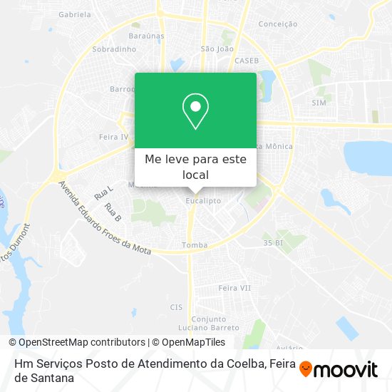 Hm Serviços Posto de Atendimento da Coelba mapa