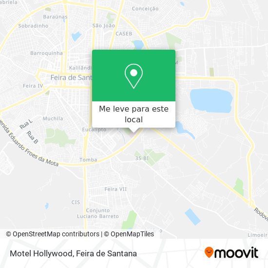 Motel Hollywood mapa