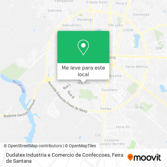 Dudatex Industria e Comercio de Confeccoes mapa