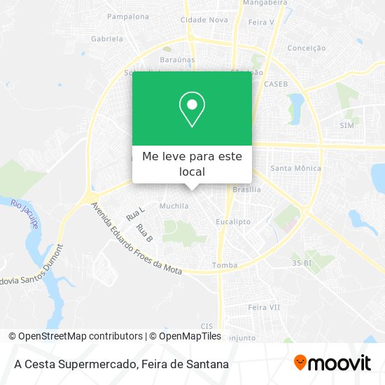 A Cesta Supermercado mapa