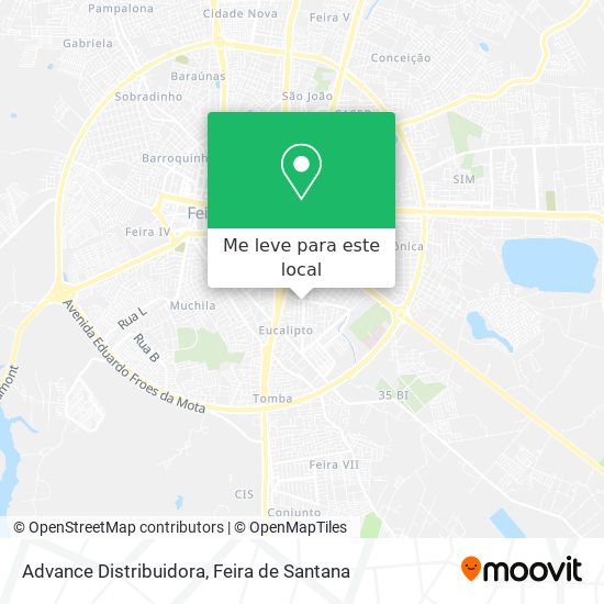 Advance Distribuidora mapa
