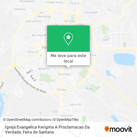Igreja Evangelica Kerigma A Proclamacao Da Verdade mapa