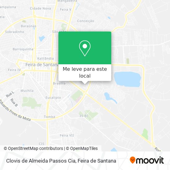 Clovis de Almeida Passos Cia mapa