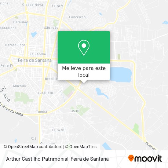 Arthur Castilho Patrimonial mapa