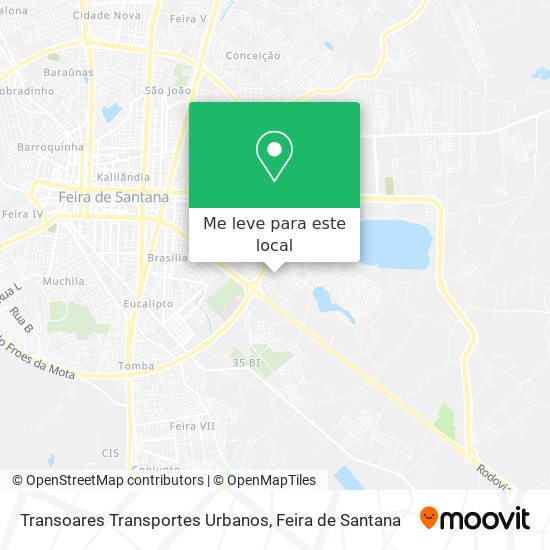 Transoares Transportes Urbanos mapa