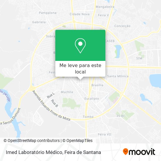 Imed Laboratório Médico mapa