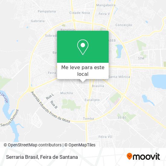 Serraria Brasil mapa