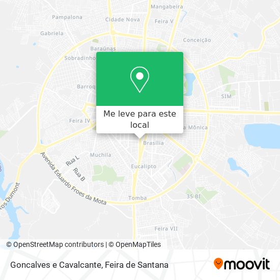 Goncalves e Cavalcante mapa