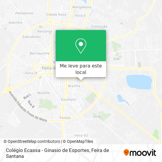 Colégio Ecassa - Ginasio de Esportes mapa