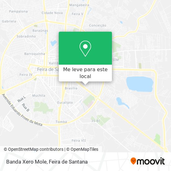 Banda Xero Mole mapa
