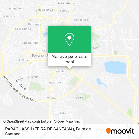 PARAGUASSU (FEIRA DE SANTANA) mapa