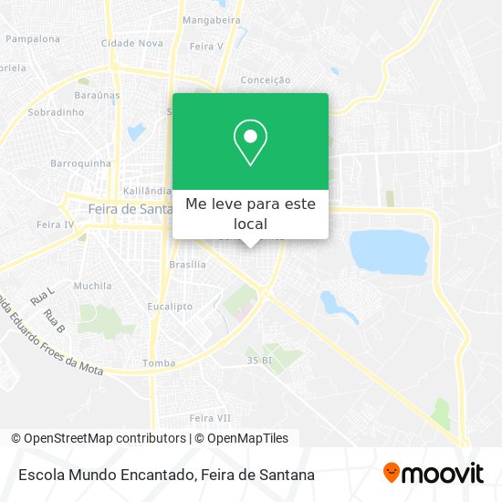 Escola Mundo Encantado mapa