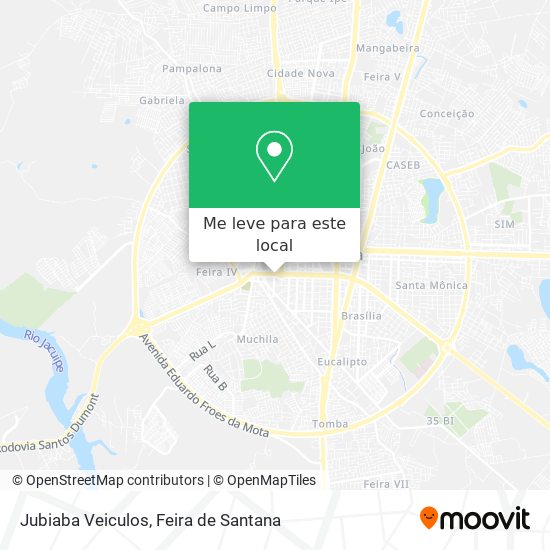 Jubiaba Veiculos mapa