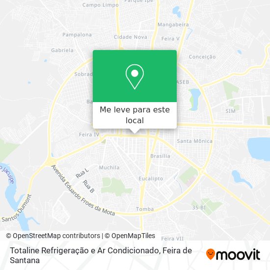 Totaline Refrigeração e Ar Condicionado mapa
