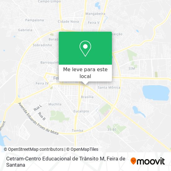 Cetram-Centro Educacional de Trânsito M mapa