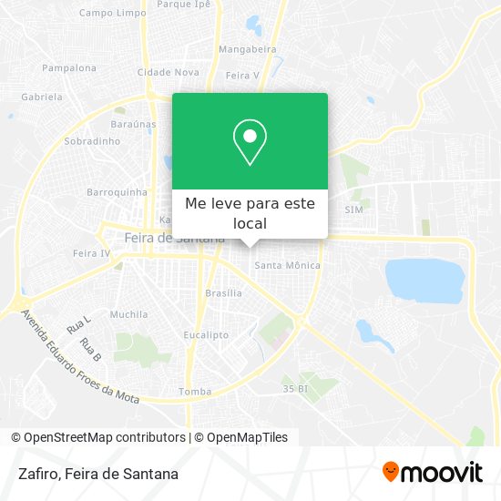 Zafiro mapa