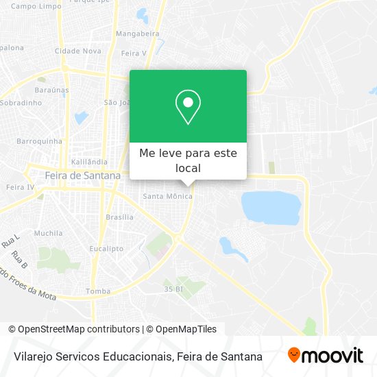 Vilarejo Servicos Educacionais mapa