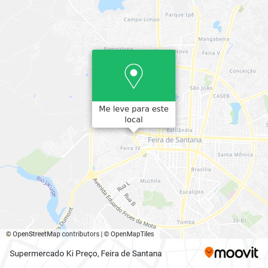 Supermercado Ki Preço mapa