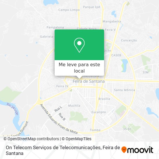 On Telecom Serviços de Telecomunicações mapa