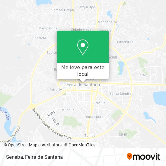 Seneba mapa